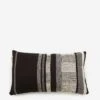 Malagoon Textured Rectangle Cushion 35cm X 60cm - Black