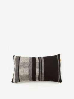 Malagoon Textured Rectangle Cushion 35cm X 60cm - Black -Home Decoration&Supplies MALAGOON TEXTURED RECTANGLE CUSHION 35CM X 60CM BLACK SS24 GOODHOOD 2