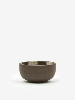 Mellow Incense Bowl Small - Dark Brown Check Inside