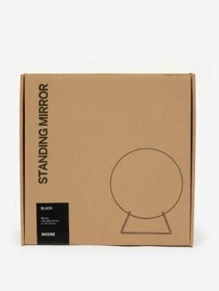 MOEBE Standing Mirror 20cm - Black 11 MOEBE Standing Mirror 20cm - Black -Home Decoration&Supplies MOEBE STANDING MIRROR 20CM BLACK AW23 GOODHOOD