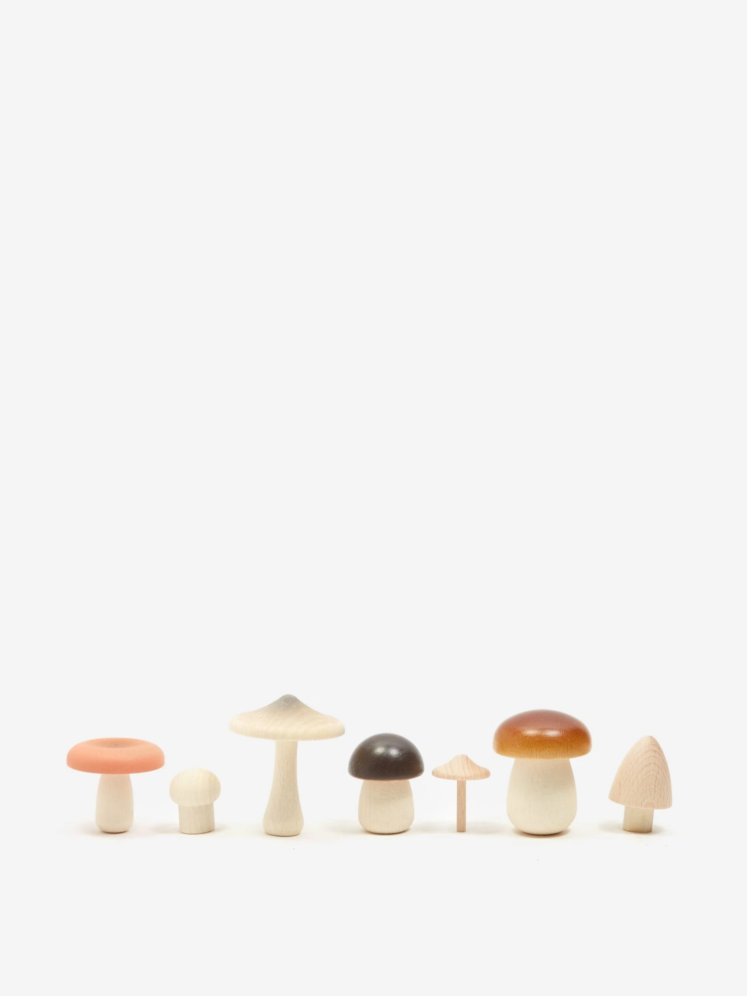 Moon Picnic Wooden Forest Mushrooms Set 6 Moon Picnic Wooden Forest Mushrooms Set - Image 4