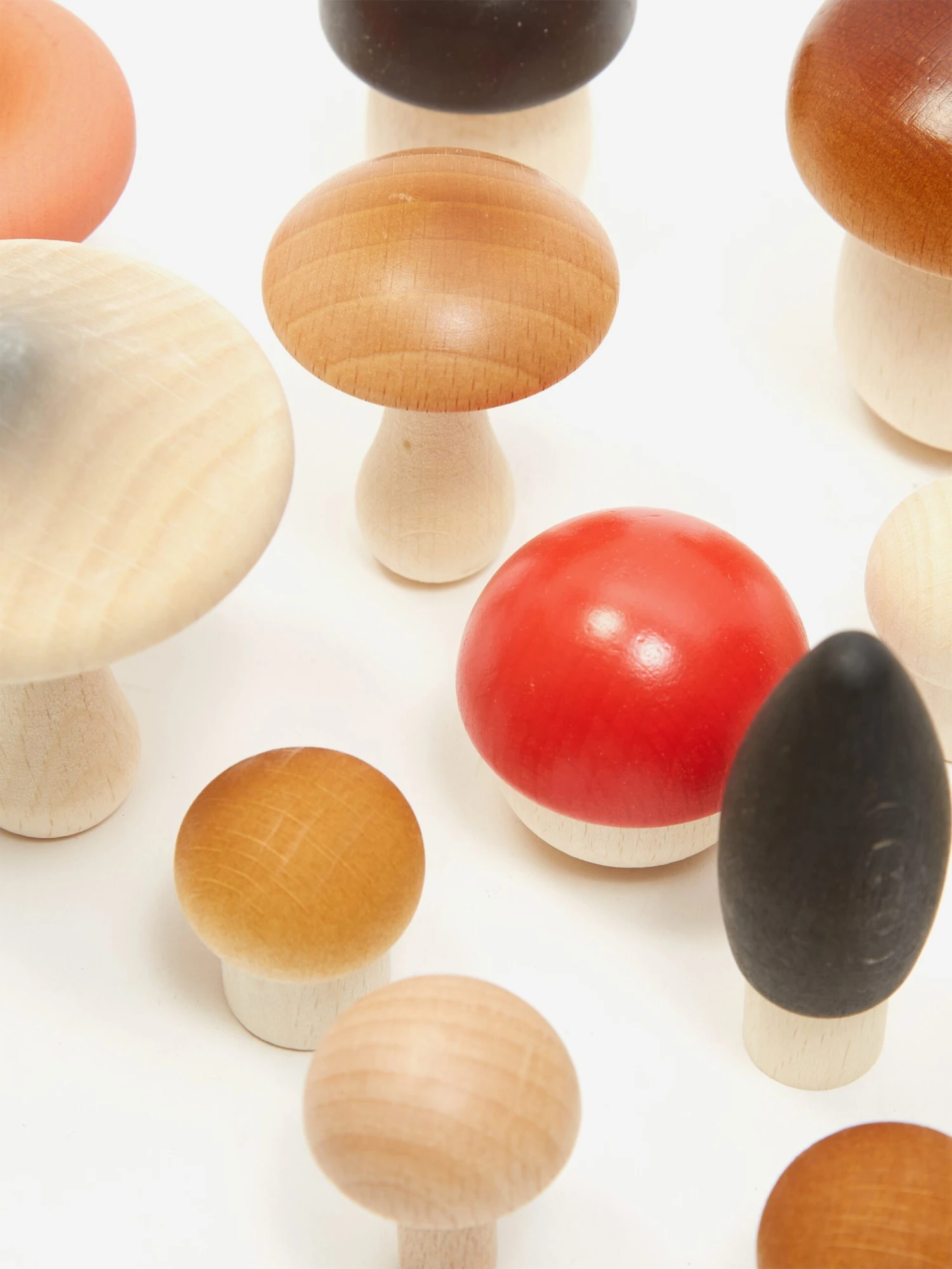 Moon Picnic Wooden Forest Mushrooms Set 4 Moon Picnic Wooden Forest Mushrooms Set - Image 2
