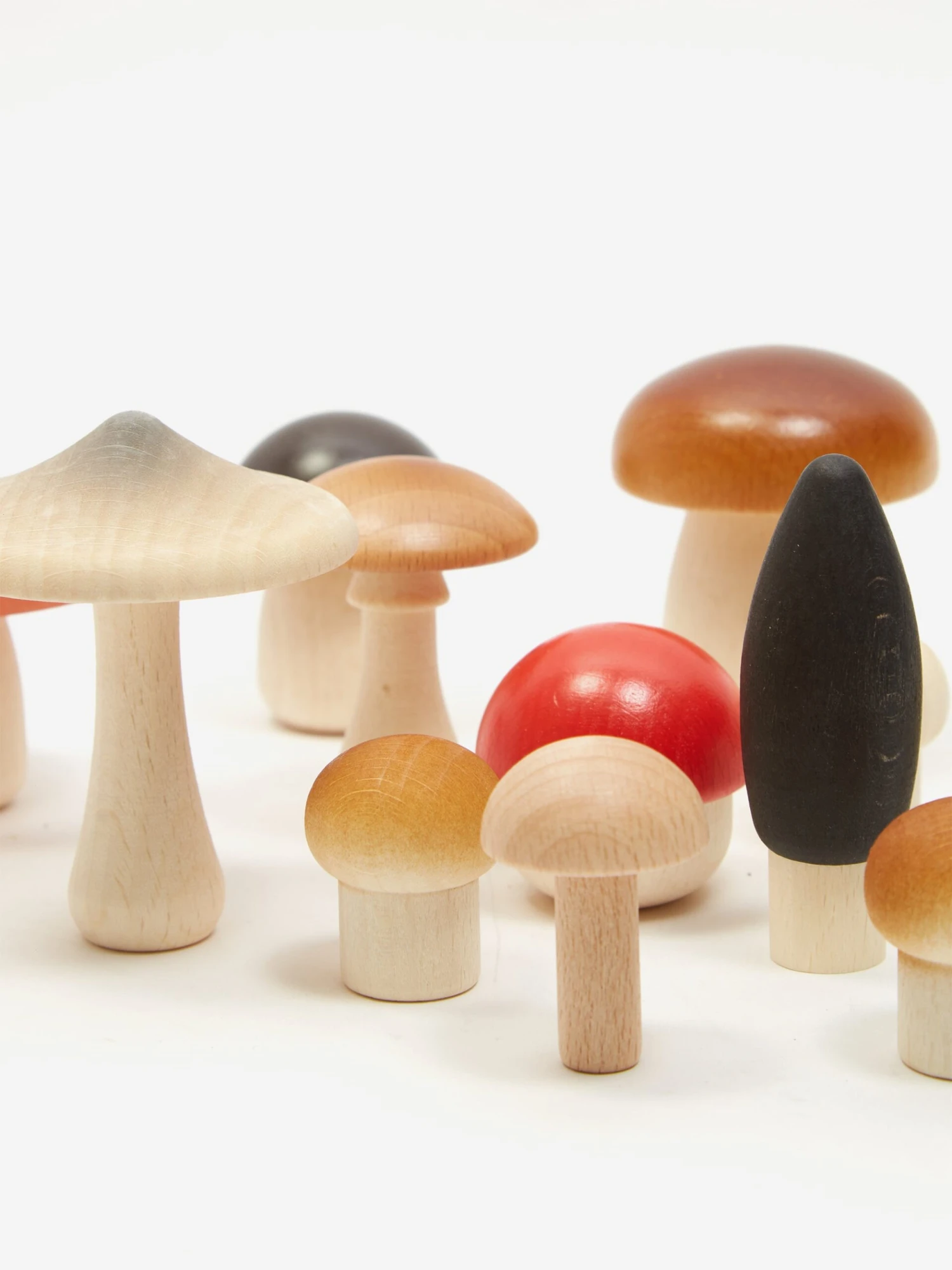 Moon Picnic Wooden Forest Mushrooms Set 5 Moon Picnic Wooden Forest Mushrooms Set - Image 3