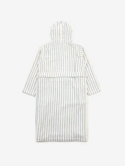 TEKLA Hooded Bath Robe - Coastal Blue Stripes 13 TEKLA Hooded Bath Robe - Coastal Blue Stripes -Home Decoration&Supplies P85280 F TEKLA HOODED BATH ROBE COASTAL BLUE STRIPES AW22 GOODHOOD 7538