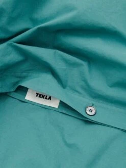 TEKLA Percale Double Duvet Cover 200cm X 200cm - Vintage Green -Home Decoration&Supplies Percale Double Duvet Vintage Green 2
