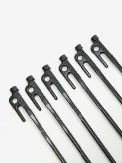 Snow Peak Solidstake 30 12 Inches Tent Pegs X 6 - Black -Home Decoration&Supplies SNOW PEAK SOLIDSTAKE 30 12 INCHES TENT PEGS X 6 BLACK SS22 GOODHOOD 125601