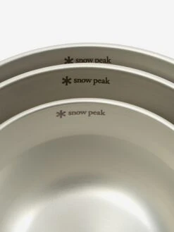 Snow Peak Tableware Set Large - Silver -Home Decoration&Supplies SNOW PEAK TABLEWARE SET LARGE SILVER SS22 GOODHOOD 125598
