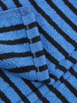 TEKLA Bath Mat - Blue & Black Stripes -Home Decoration&Supplies TEKLA BATH MAT BLUE BLACK STRIPES SS23 GOODHOOD 2