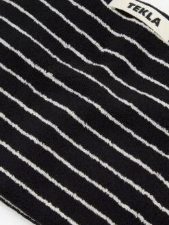 TEKLA Striped Hand Towel - Black Stripes -Home Decoration&Supplies TEKLA STRIPED HAND TOWEL BLACK STRIPES SS24 GOODHOOD 3
