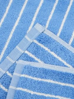 TEKLA Striped Hand Towel - Clear Blue Stripes -Home Decoration&Supplies TEKLA STRIPED HAND TOWEL CLEAR BLUE STRIPES SS23 GOODHOOD 2 49351ac0 8669 4cc3 9309 344424607793