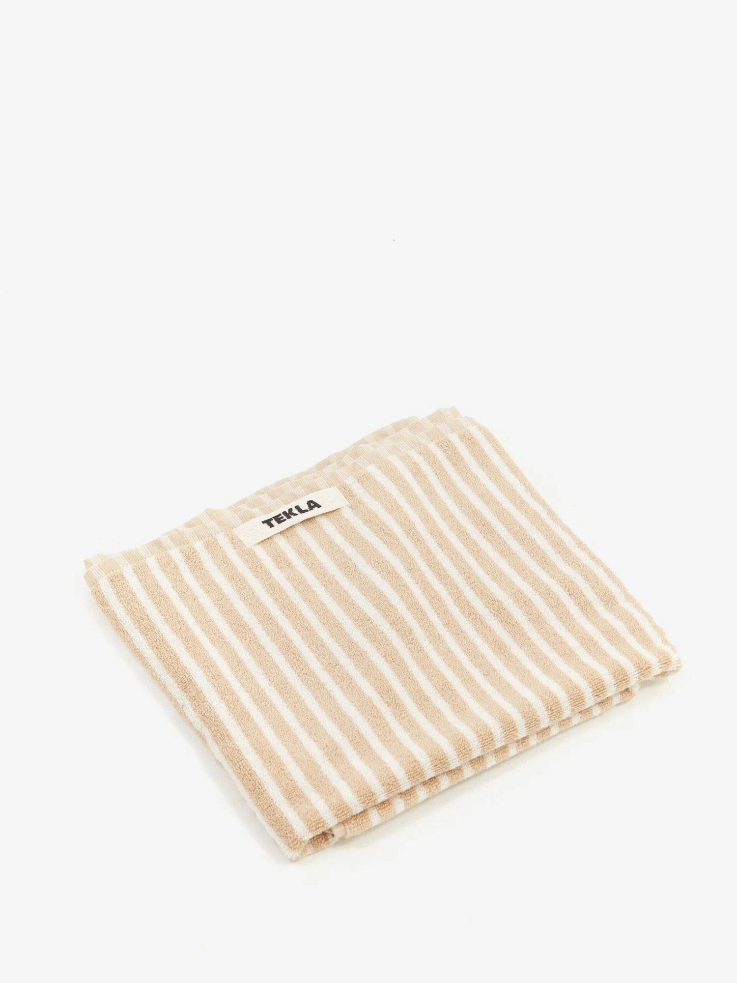 TEKLA Striped Hand Towel - Ivory Stripes 3 TEKLA Striped Hand Towel - Ivory Stripes