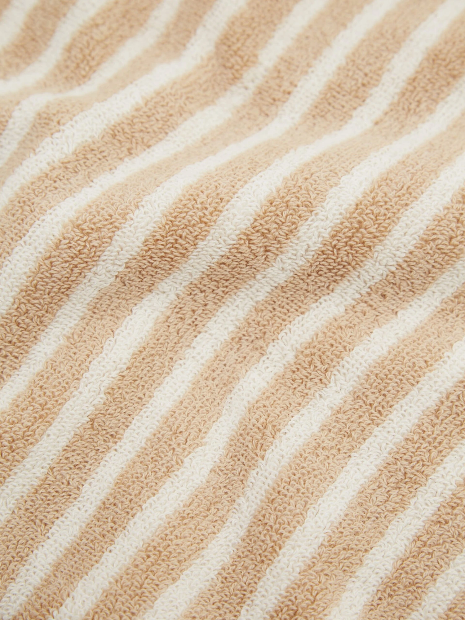 TEKLA Striped Hand Towel - Ivory Stripes 5 TEKLA Striped Hand Towel - Ivory Stripes - Image 3