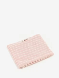 TEKLA Striped Hand Towel - Shaded Pink Stripes